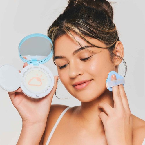 dearcloud Dear Sun Perfecting SPF Cushion – Color Adapting Sunscreen, Korean Sunscreen SPF 50+ (.53 oz)