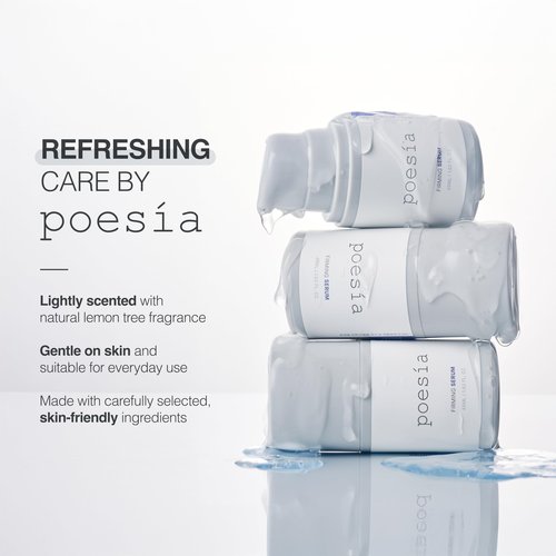 POESIA Hydro Hyaluronic Ampoule Serum – 3-Layer Hyaluronic Acid Complex for Deep Hydration | 48ml | Korean Glass Skin Glow | Clinically Proven +282% Moisture | Clean & Vegan Skincare