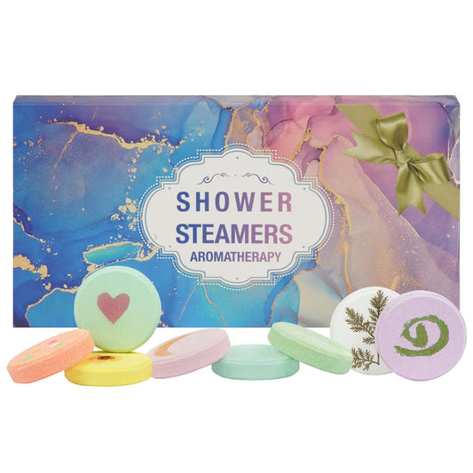 LighSele Shower Steamers Aromatherapy, 8 Shower Bombs for Women with Essential Oils, Shower Steamer Stress Relief Gift for Women, Shower Steamer Tablets for Home Spa Christmas Gifts for Women