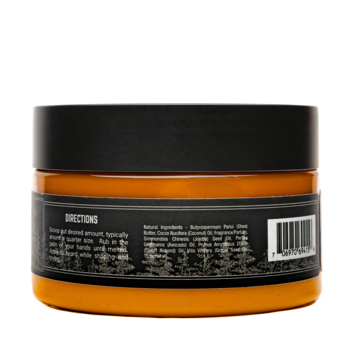 Live Beard Butter - 90 ml, All-Natural Ingredients, Softens Coarse Beard, Controls Flyaway Hairs, Provides Light-to-Medium Hold for Styling and Shaping, Fragrance-Free, Men's Grooming