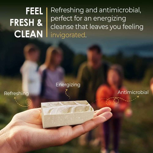 Blue Moon Elise All Natural Eucalyptus Soap Bars, Scented with Premium Essential Oils, Handmade in the USA, Moisturizing and Therapeutic for Face/Body, For Sensitive Skin, For Men and Women (5 Pack)