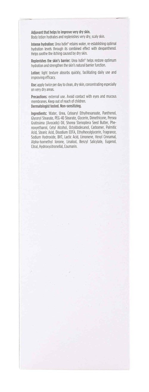 ISDIN Body Lotion Uradin 10, 24-Hour Intense Hydration, Non-Greasy, Fast-Absorbing Moisturizer for Dry or Very Dry Skin, Helps Relieve Itching Due to Dryness, 13.5 Fl. Oz.