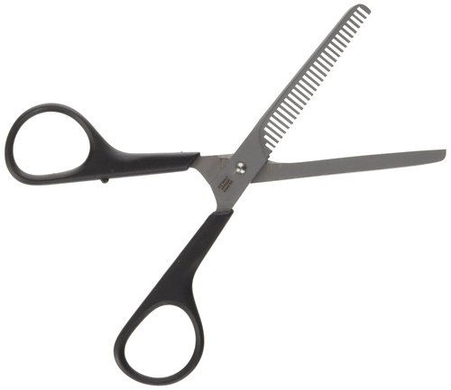 Mars Professional Stainless Steel Thinning Scissors, Single Side, 6" Length