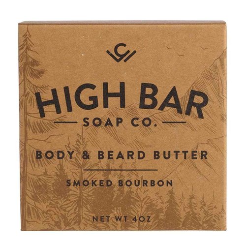COLE WHEELER Beard Butter for Men – Smoked Bourbon Scent – 4oz Natural Beard Conditioner & Softener for Grooming, Hydration, and Styling