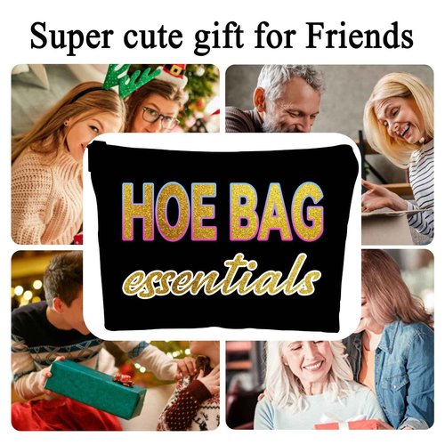 ZUYUROU 5 Pack Multi-color Funny Gag Gift for Women, Friends & Hostess - Cool Gifts for Girls' Birthday, Weekend Fun - Makeup Travel Bag