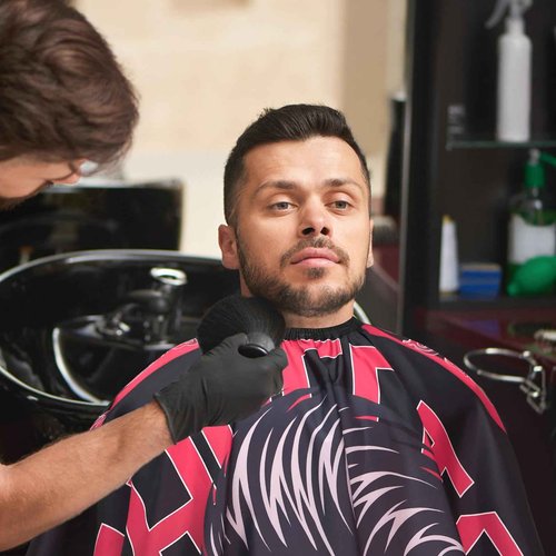 Barber Supplies Clippers Backpack for Hairdresser, with Barber Cape & Barber Brush, Large Travel Bag Zipper, Water Proof Barber Accessories of Professional Hair Cutting Tools Backpack