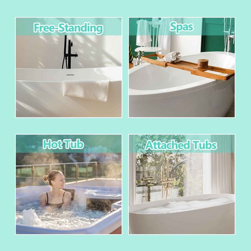 MABOZOO Bath Seat Pillow for Bathtub, Bathtub Seat Cushion For Tub with Non-Slip Suction Cups, Spa Pillow Shower Seat Cushion Bath Tub Cushion For Soaking Tub in Bathroom
