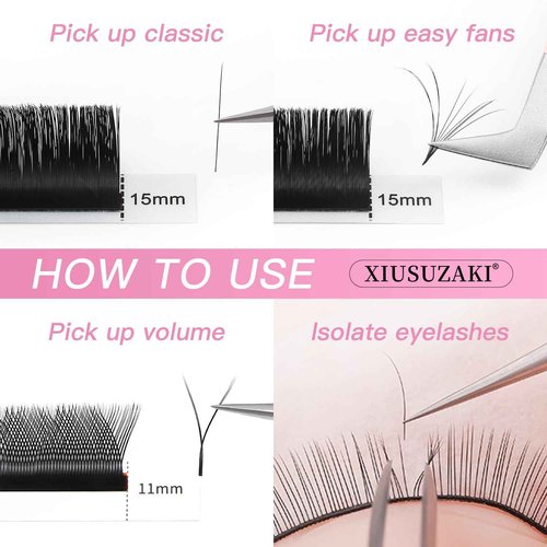 Lash Tweezers For Eyelash Extensions Fiber Tip Lash Tweezers Pink Straight/Curved Tweezer(Pink,X05)