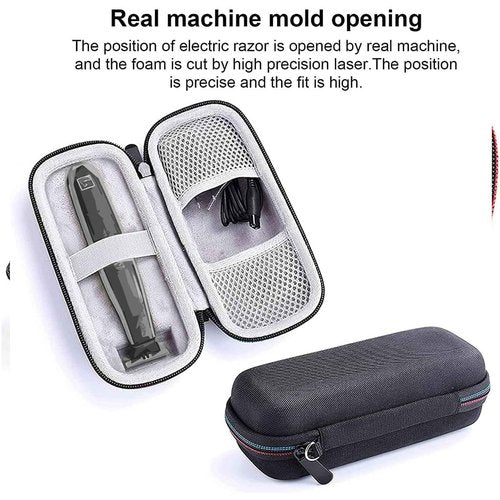 INVODA Shaver Travel Case for Hybrid Electric Trimmer QP2520 QP2530 QP2620 QP2630 Sturdy and Wear-resistant Easy to Carry Deal for Business Trips