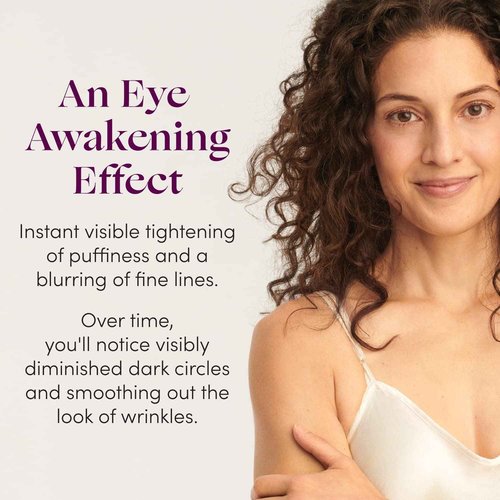 Womaness Eye Opener - Anti Aging, Hydrating, & Moisturizing Under Eye Cream for Dark Circles and Puffiness - With Hyaluronic Acid, Bakuchiol Retinol Alternative, & Firming Red Algae Extract – 15ml