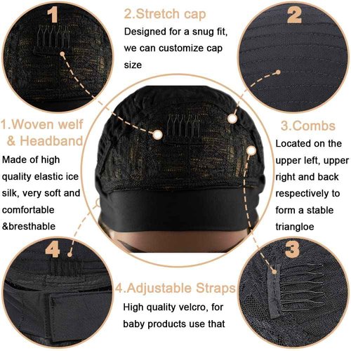 YiweYowe 24 Inch P1B27 Highlight Headband Wig Human Hair 150% Density Grade 8A Unprocessed Brazilian Virgin Hairs Machine Made Blonde Deep Wave Headband Wig Human Hair For Woman