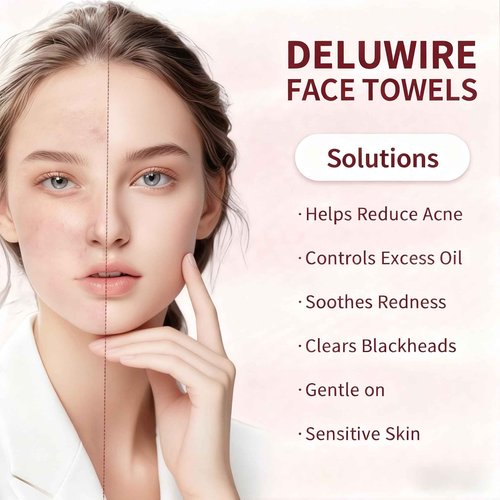 800 Count Disposable Face Towels, Soft & Skin Friendly Face Towelettes Disposable, Facial Tissue Dry Wipes for Women Cleansing