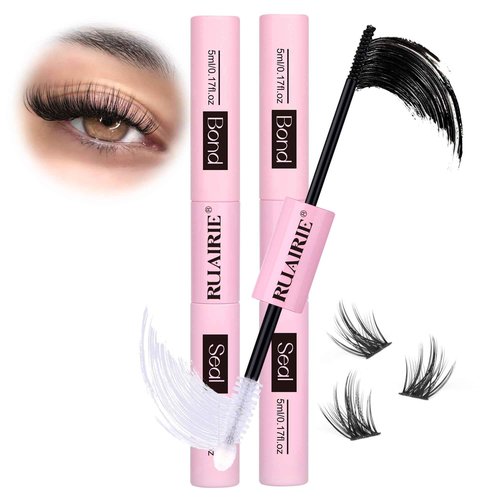 Ruairie Bond and Seal Lash Glue - Strong Hold, Waterproof, Eyelash Clusters