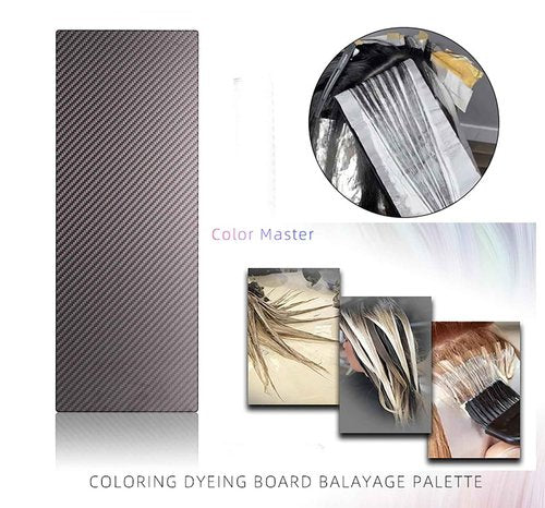 LingXuanGe Balayage Board Matte Board is a Hair Coloring Tool for Professional Salons and Hairdressers - Hair Coloring Board Coloring Dyeing Board(Matte Black J)