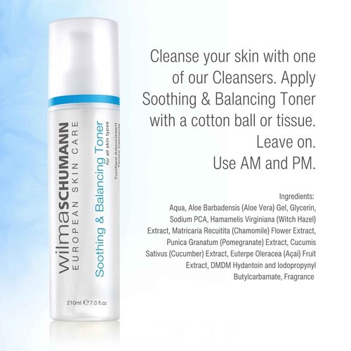 Wilma Schumann Hydrating Toner for Face, Soothing & Balancing Skin Toner, 7 oz
