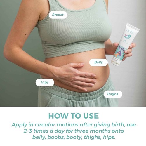Leska Maternity Stage C Set 2-Pack Bundle | RESTORE All-Over Toning Gel l (Postpartum) | Part of a Complete 3-Stage Pregnancy Skincare System (Set of 2, 4oz each)
