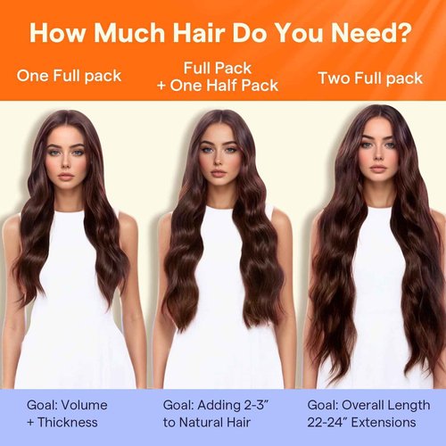Full Shine Auburn Hair Extensions Real Human Hair Auburn Clip in Extensions for Short Hair for Bob 12 Inch 7 Pcs 95 G