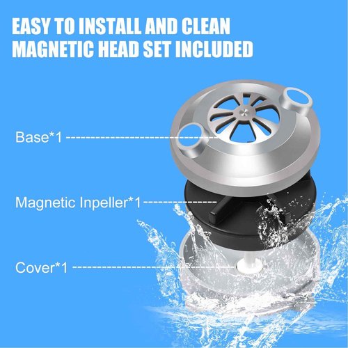 MIYOLO BF-004 Pipeless Magnetic Jet Head for LURACO Jet Motor Pedicure Chair Bathtub Tubs Spa Chairs Accessories Silver