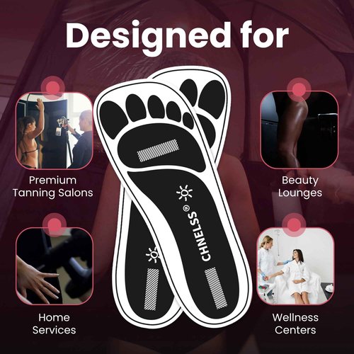 Black 120Pairs(240Feet)Disposable Spray Tanning Feet Pads for Hygienic Foot Protectors,Comfortable & Hygienic Spray Tan Pads Feet-Specifically for the Spray Tanning Industry or Salon,One Size-Non Slip
