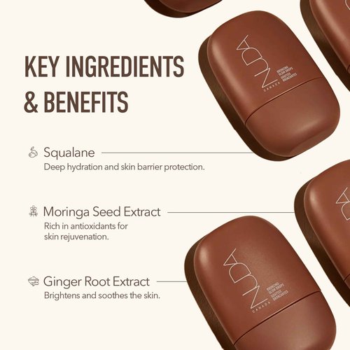 Nuda GlowDrops | Bronzing Squalene, Ginger, Lavender, & Moringa-Infused Face Bronzing Drops | Lightweight, Washable Bronzer Drops | Cruelty-Free, Paraben-Free, & Sulfate-Free Bronzing Serum, (30 mL)