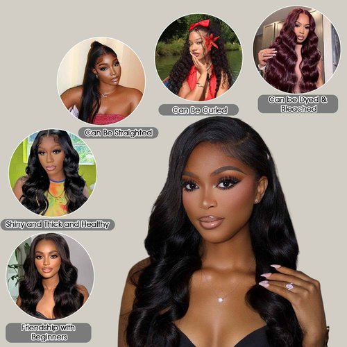 12A Brazilian Human Hair Bundles Body Wave Single Bundle Virgin Hair Bundles Body Wave Human Hair Sew in Weave Natural Black Color Hair 24 inch