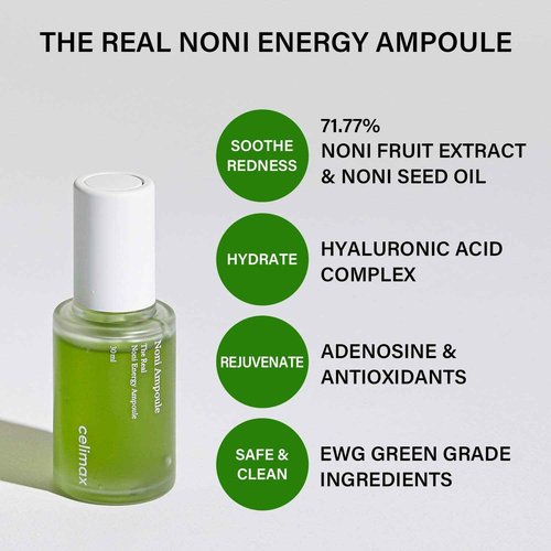 celimax Ji.Woo.Gae Heartleaf BHA Peeling Pad(60 pads) + Noni Energy Ampoule 30ml Bundle