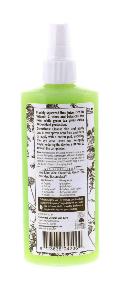Eminence Refresh Tonique, Lime, 4.2 Ounce