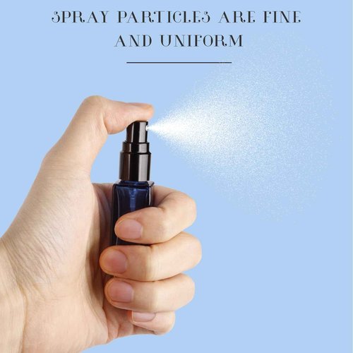 Gsteng Portable Perfume Travel Refillable Bottles, 4 Pack, 15ML (Blue)