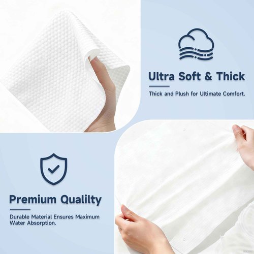 ANKEXIN 200 PCS Compressed Towels, Extra Thick Disposable Face Towel Tablets, Portable Bulk Compressed Coin Tissues for Home, Travel, Camping, Outdoor Sports