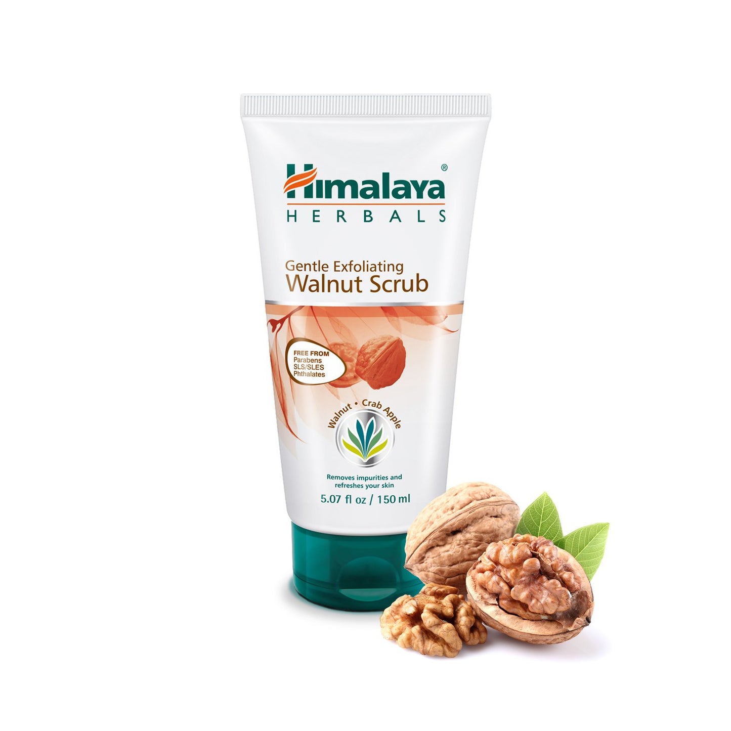 Himalaya Gentle Exfoliating Walnut Scrub for Deep Cleaning & Renewed Skin, 5.07 oz