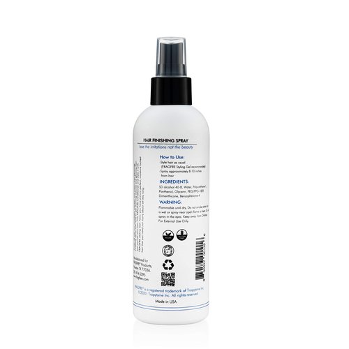 FRAGFRE Hair Finishing Spray 8 oz (2-Pack Gift Set) - Fragrance Free Hypoallergenic Paraben Free - Hair Spray for Sensitive Skin - Flexible Soft Hold - Quick-Dry Denatured Alcohol - Vegan