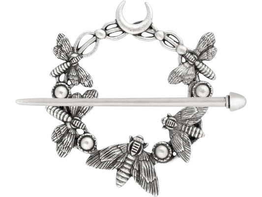 HAQUIL Moon Moth Hairpin Hair barrette Decorative Hair Accessory With Insects Hair Fork Hair Comb