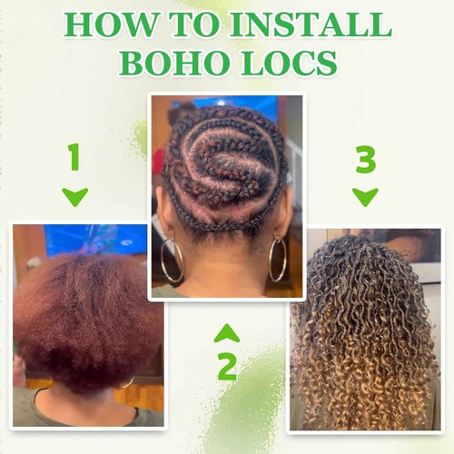 Callia Faux Locs Crochet Hair 14 Inch 8 Packs Goddess Locs Crochet Hair for Black Women Pre Looped Locs Crochet Hair, Crochet Faux Locs with Curly Ends 1B