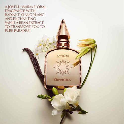 Charlotte Tilbury Joyphoria Eau De Parfum - Pheromone Enhancing Floral Vanilla Perfume Enriched with Naturally-Derived Oils - Long-Lasting Scent with Notes of Ylang Ylang & Neroli Oil (10ml)
