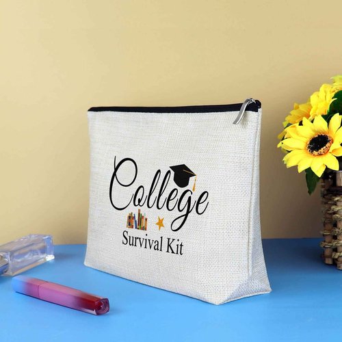 Graduation Gifts for Her Makeup Bag Best Friend Sister Daughter Graduation Gift Cosmetic Bag University College Masters Graduate Gift for Girls Women Travel Toiletry Bags Cosmetic Pouch