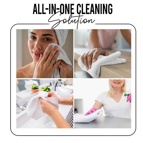 DAN RIVER 100% Cotton Wash Cloths 24 Pack [12x12] Soft & Absorbent wash Cloths for Body, Gym, Hotels & Spa Perfect for Everyday Use Fingertip Towels, Black