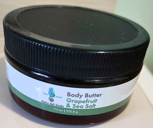 Grapefruit & Sea Salt Body Butter 7.5 oz Full body Hydration Cream