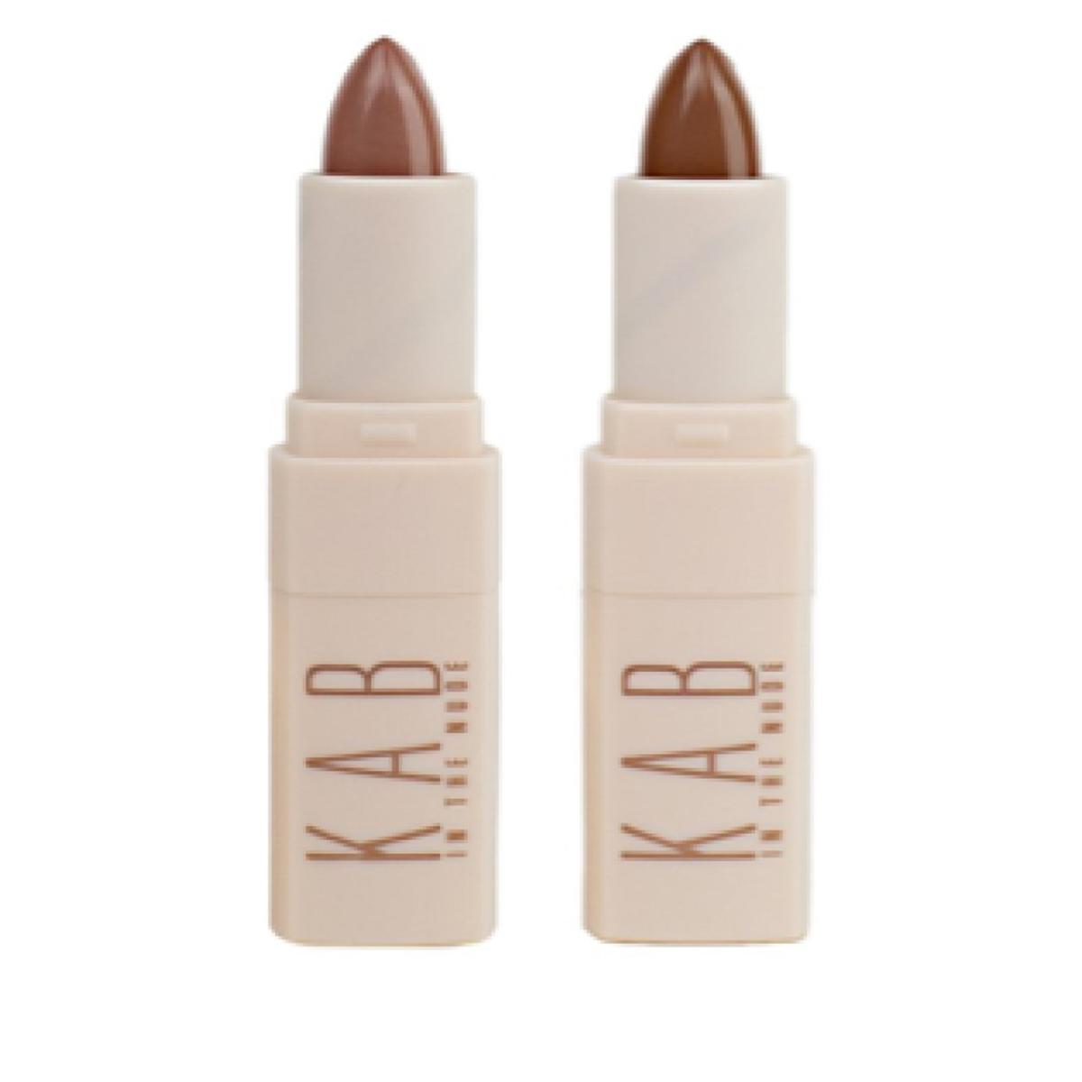 Nude Lipstick Set - 2-Piece Creamy, Long-Wear Lip Color for All Skin Tones