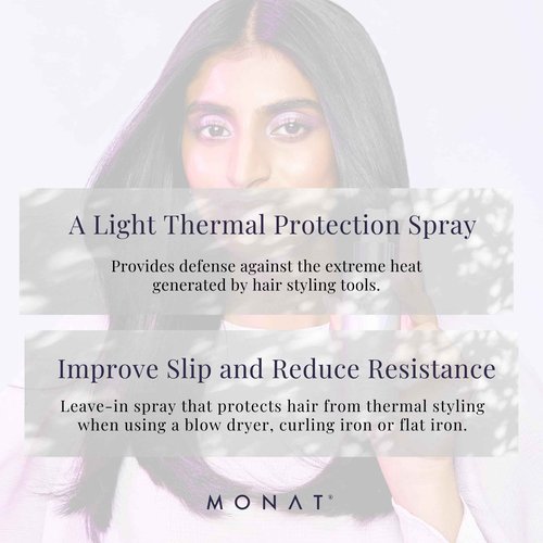 MONAT STUDIO ONE Heat Protectant Spray - 4.5 fl oz | Lightweight, Thermal Shield, Plant Protein & Algae Extract