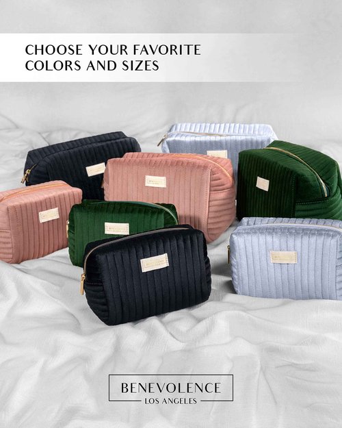Benevolence LA Emerald Travel Jewelry Box & Large Toiletry Bag, Featured in Oprah's Favorite Things | Gifts For Her