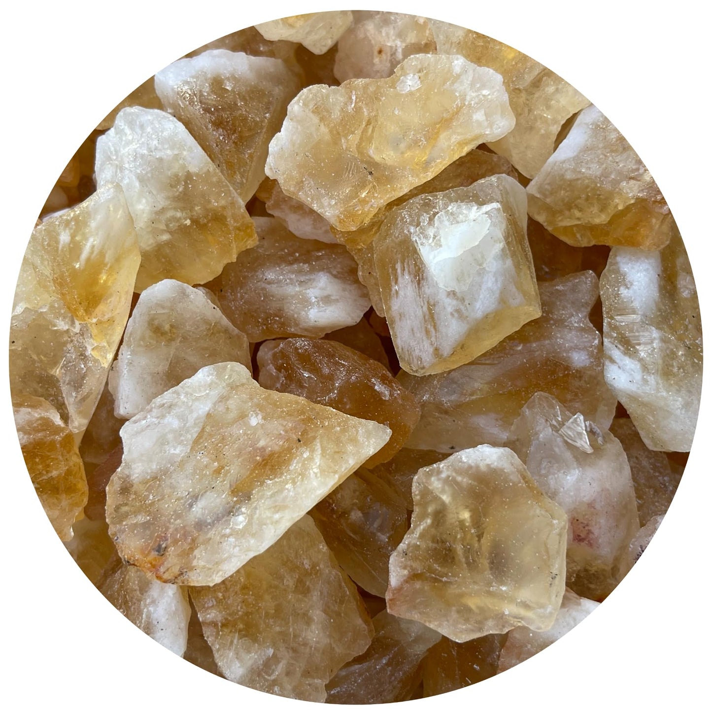 GAF TREASURES Wholesale Raw Citrine Crystals, Natural Citrine Stone, Natural Rough Citrine Crystals, Citrine Rough, Citrine Healing Crystals (Citrine, 0.5 Pound)