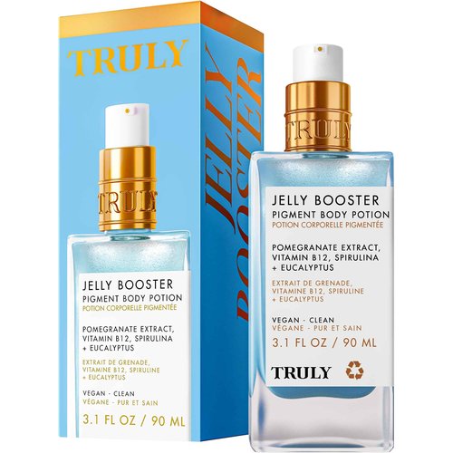 Truly Beauty Jelly Booster Pigment Treatment Body Potion Scar Treatment - Fast Absorbing Acne Scar for Face And Body - Scar Removal Ointment - Lightweight Scar Serum for Everyday Use 3.1 OZ