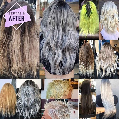 Fanola No Yellow Purple Shampoo - Purple Color Depositing Shampoo for Blondes, Bleached & Grey Hair - Formulated with Violet Pigment to Remove Brassy Tones from Hair - 33.8 Fl oz / 2 Pack