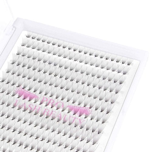 Premade Fans Eyelash Extensions 12D-D-0.07-11 Premade Volume Lash Extensions 320 Fans Pointed Base Fans 0.07 Premade Volume Fans C D Curl(12D-D-0.07-11)