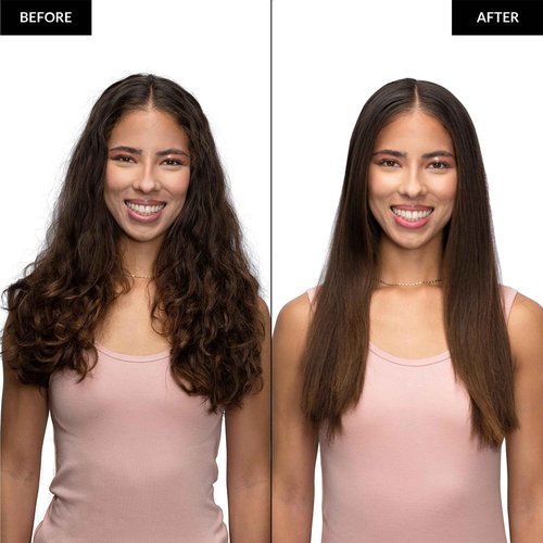 FoxyBae Flat Iron Hair Straightener - 1.75" TRÉS Sleek Grande Wide Plate Titanium Flat Iron - Dual Voltage Portable Hair Straightener for Frizz Free, Shiny & Smooth [Pearl-White Gold]