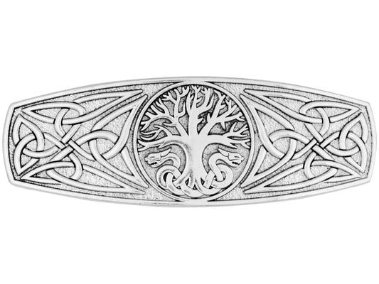 HAQUIL Viking Tree of Life Rectangular Hair Clip, Vintage Viking Jewelry Clip Minimalist, Hair Accessories for Women and Girls