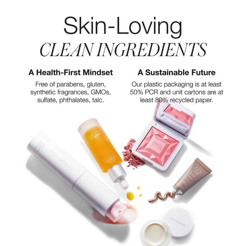 RMS Beauty Lip2Cheek Cream Blush & Lip Tint – Multi-Use Hydrating Cream Color, Natural Pigments, Lightweight Glow, Long-Lasting, Portable 0.28 oz