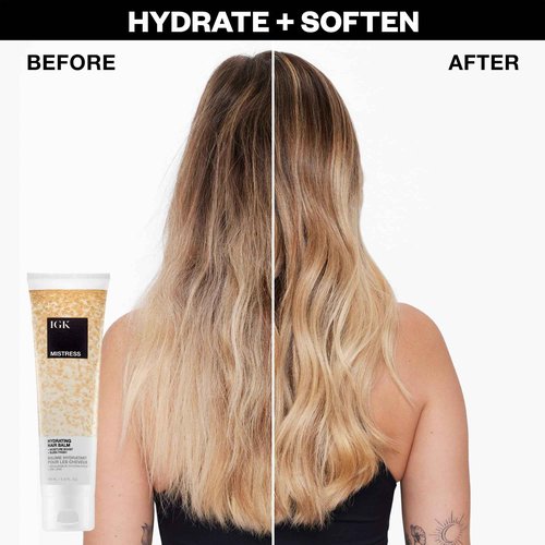 IGK - MISTRESS X MIXED FEELINGS - Hydrating Hair Balm & Blonde Toning Bundle - Control Frizz, Adds Shine, Enhances Color - Haircare Bundle