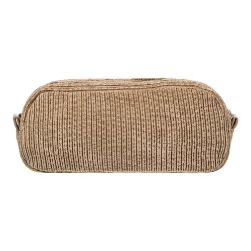 Roxy Womens Feeling Good Corduroy Storage Bag | Makeup Case | Travel | Organizer | Cosmetics | Electronics | Digital | Reusable | Zipper Closure | Pouch | Lightweight | Accessories - Oil Green