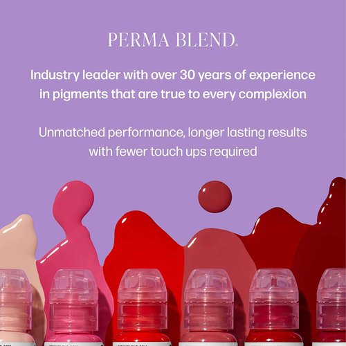 Perma Blend - Forest Brown - Microblading Ink for Permanent Eyeliner - Professional Tattoo Ink - Neutral Medium Brown Tattoo Ink Makeup - Vegan (0.5 oz)